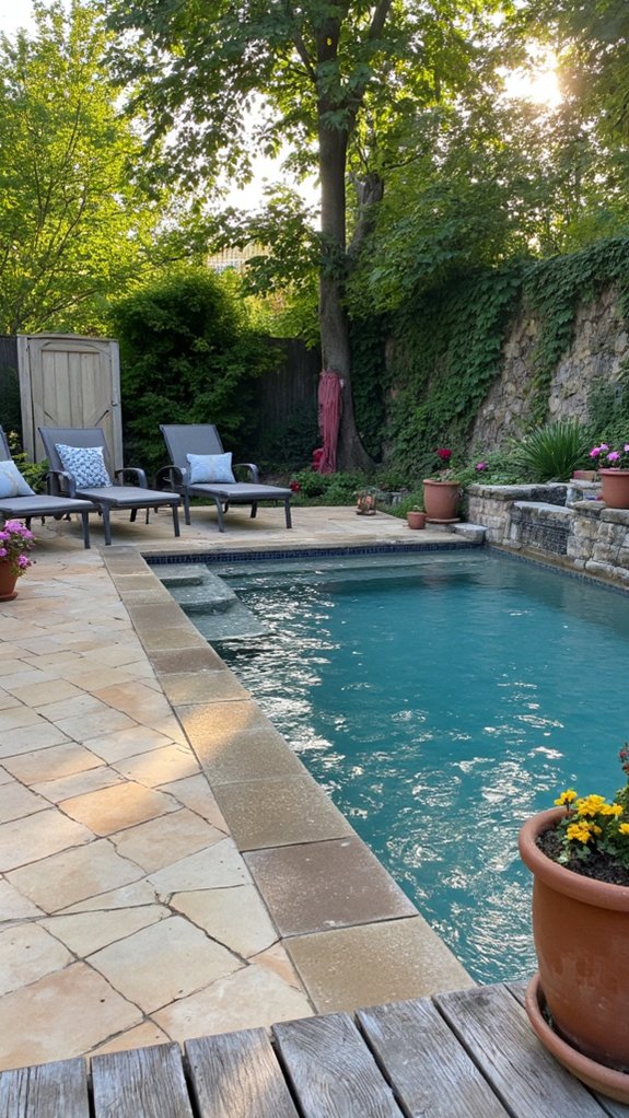 22 Inspiring Pool Color Ideas That Shift The Entire Mood cozy inviting warm beige