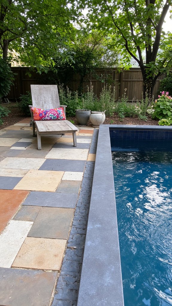 23 Modern Pool Tile Ideas For A Sleek Contemporary Feel creative mosaic tile arrangements