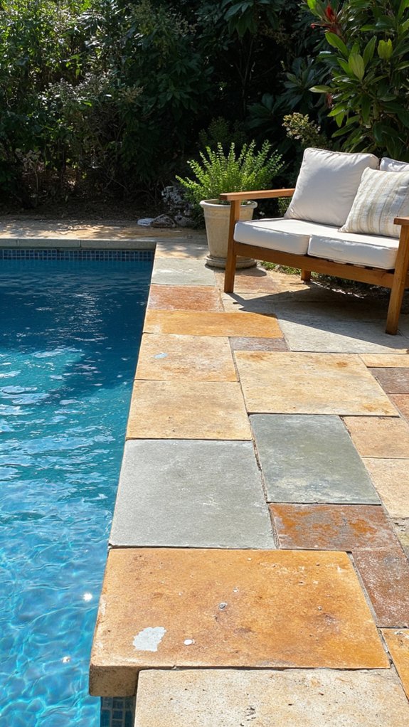 23 Practical Pool Tile Choices Built To Last Outdoors durable high quality pool tiles