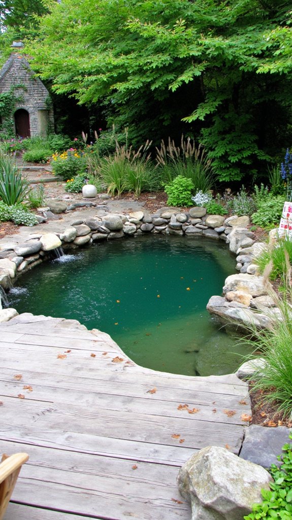 20 Chic Small Backyard Pool Designs That Maximize Style eco friendly pond like paradise
