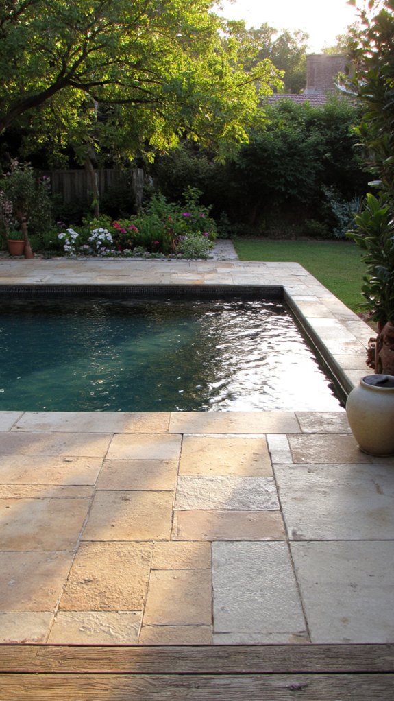 18 Durable Porcelain Pool Tile Ideas That Look Luxe eco friendly porcelain tiles