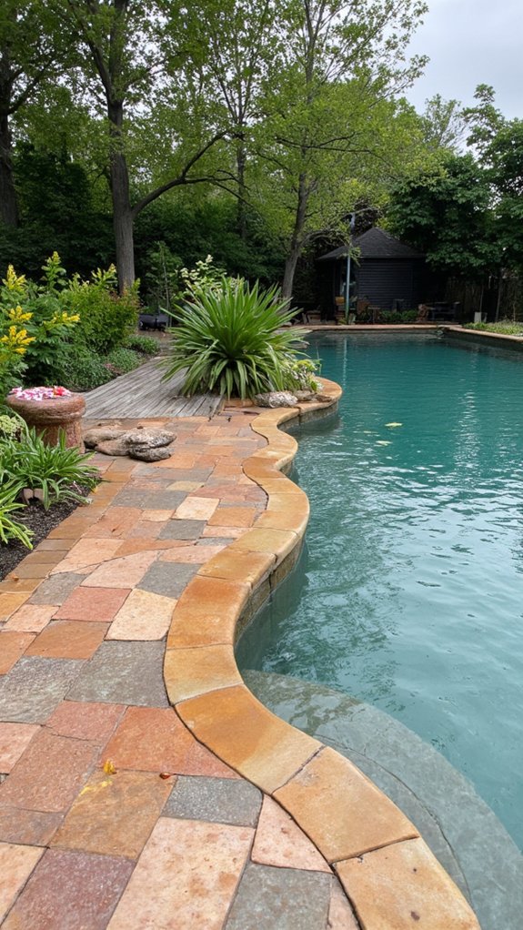 24 Gorgeous Pool Tile Inspiration Worth Saving Right Now eco friendly stylish pool tiles