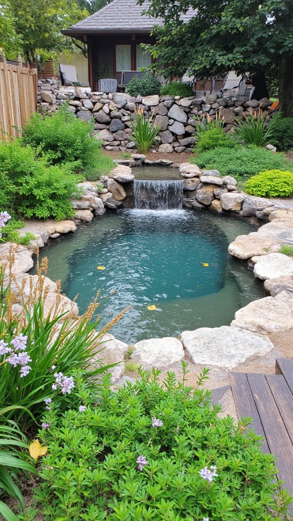 22 Natural Backyard Pool Garden Ideas With Lush Surroundings eco friendly swimming oasis