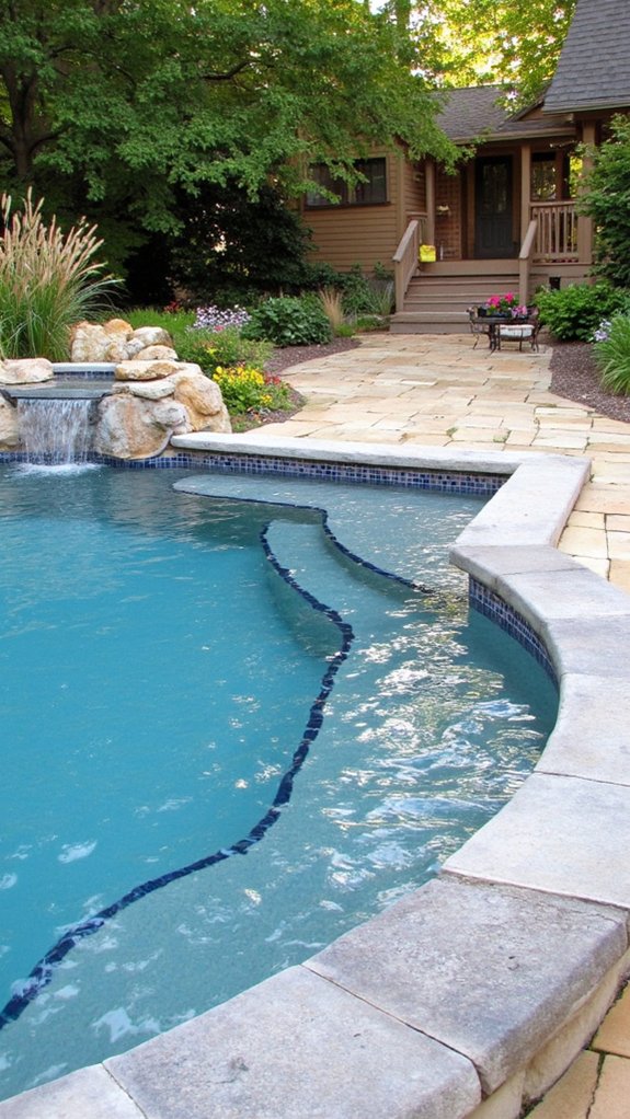 19 Functional Pool Coping Ideas With Designer Appeal elegant floating pool coping