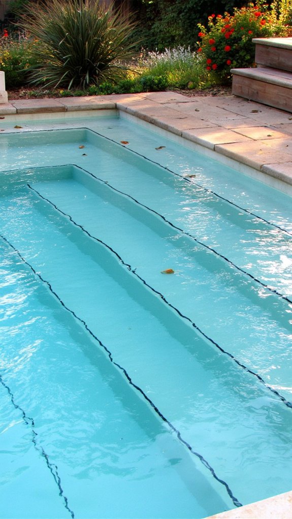 23 Thoughtful Pool Step Tile Ideas That Balance Safety And Style elegant slip resistant pool tiles