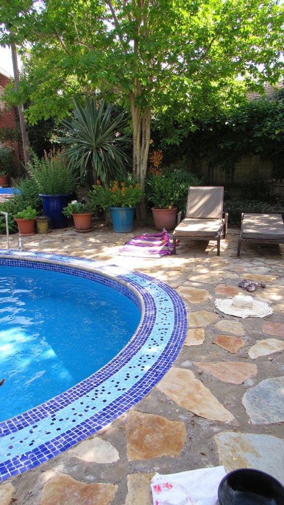 20 Eye-Catching Pool Edge Tile Ideas With A Defined Finish elevate outdoor aesthetic appeal