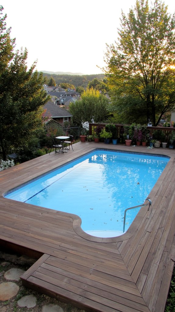 22 Polished Pool Design Ideas For Backyards That Feel Intentional elevated poolside scenic experience