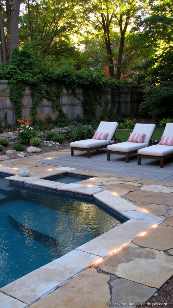 19 Functional Pool Coping Ideas With Designer Appeal enchanting nighttime pool ambiance