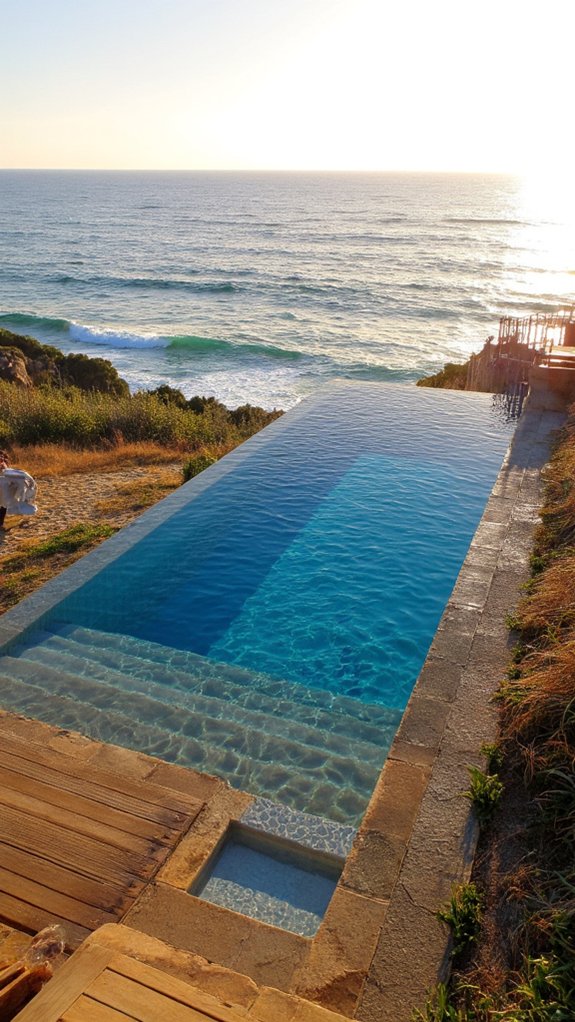 25 Breathtaking Infinity Pool Backyard Ideas For A Wow Factor endless ocean view experience