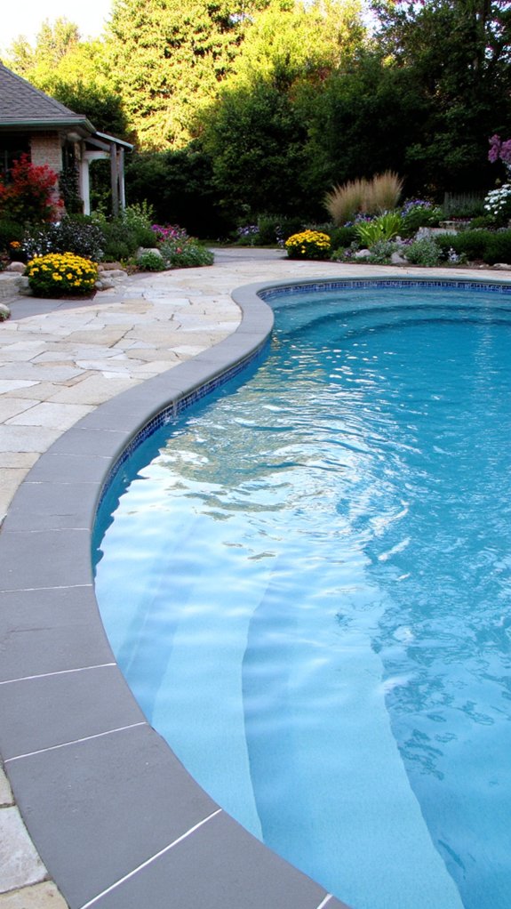 20 Elegant Waterline Pool Tile Ideas For A Polished Look enhancing pool aesthetics and functionality