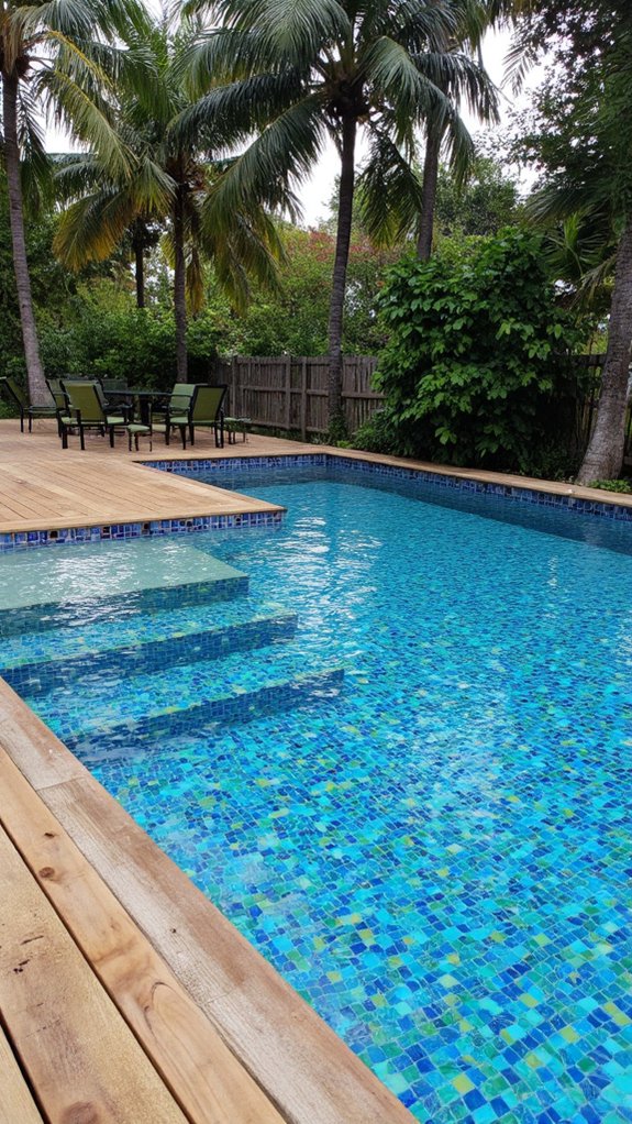 24 Luxurious Pool Tile Ideas Inspired By Private Resorts enhancing pool tiles beauty
