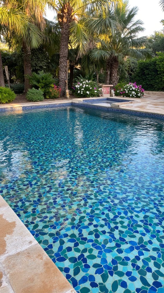 24 Luxurious Pool Tile Ideas Inspired By Private Resorts exotic arabesque pool designs