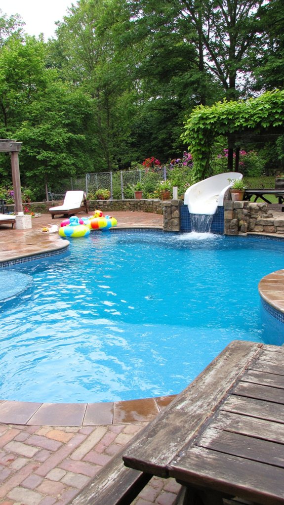 23 Gorgeous Backyard Swimming Pool Ideas For Everyday Relaxation family fun and safety