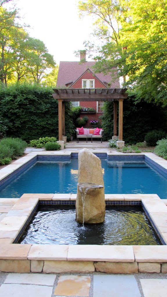 20 Creative Pool and Landscape Design Ideas For Visual Balance focal points enhance landscape