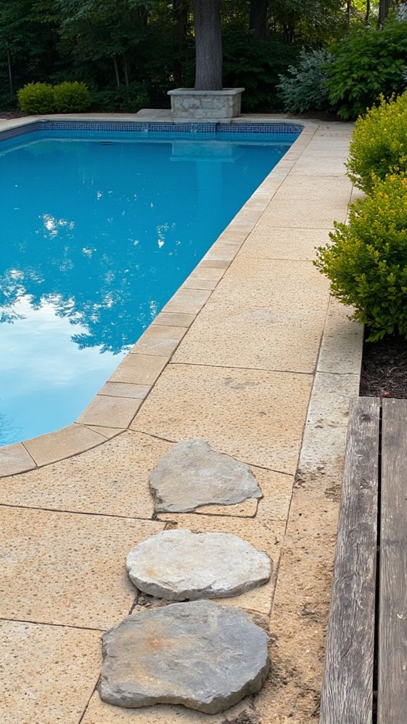 18 Smart Pool Tiling Ideas For A Cohesive Outdoor Space grout color influences pool aesthetics