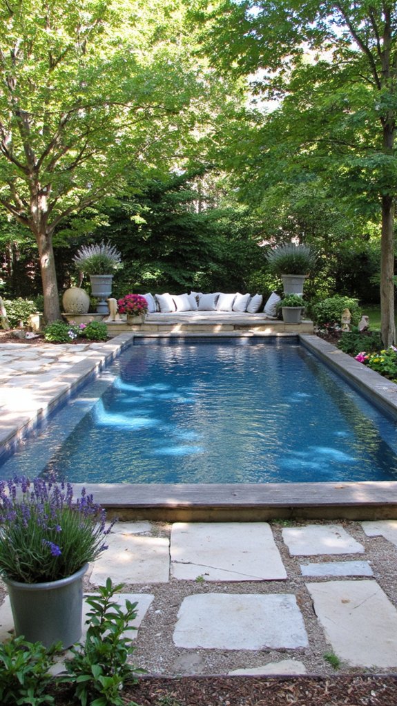 24 Stylish Pool Tile And Coping Ideas That Flow Naturally harmonize pool tile colors