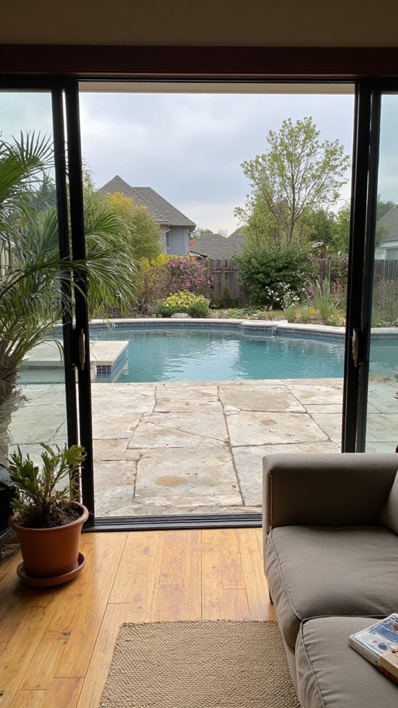 19 Seamless Backyard Patio With Pool Ideas For Flow indoor outdoor flow design