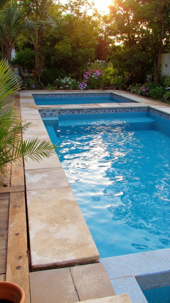 23 Practical Pool Tile Choices Built To Last Outdoors innovative eco friendly pool tiles