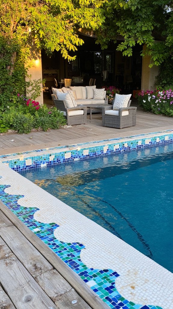 24 Gorgeous Pool Tile Inspiration Worth Saving Right Now innovative pool border designs