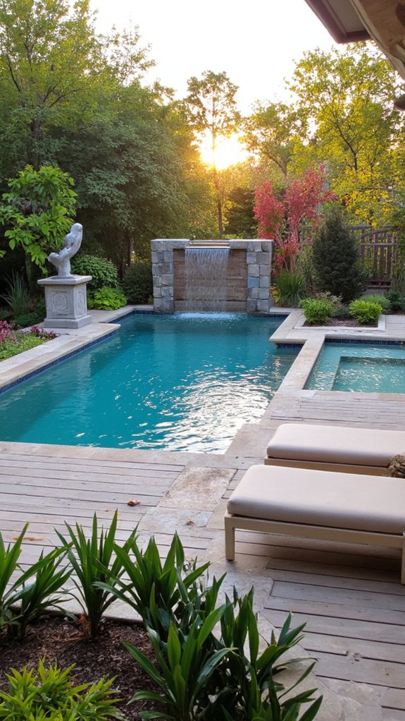 24 Contemporary Backyard Pool Designs For Modern Lifestyles luxury relaxation backyard oasis