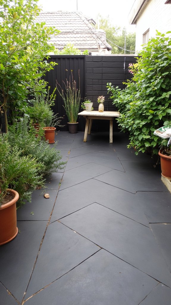 18 Striking Black Pool Tile Ideas For A Modern Statement minimalist pool design elegance