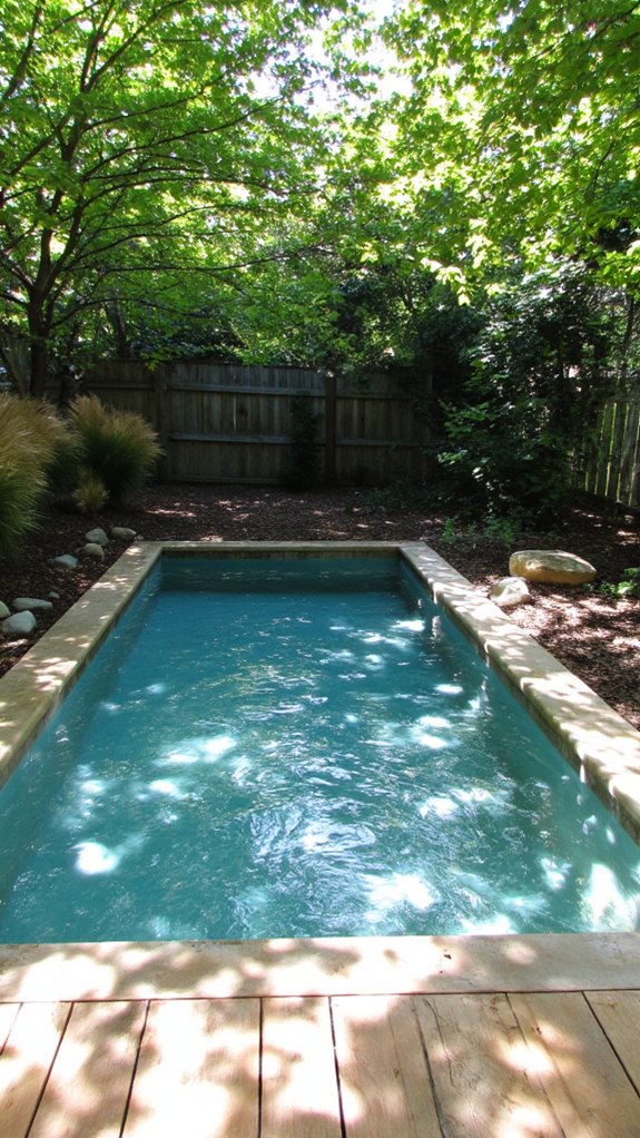 20 Minimalist Plunge Pool Backyard Ideas With Clean Lines natural harmony with plunge pools