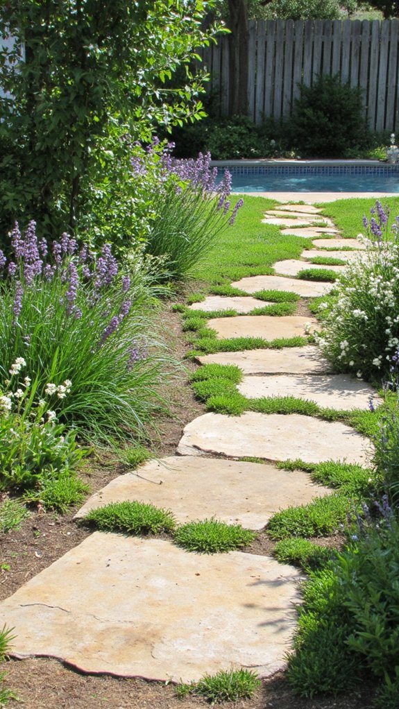 20 Creative Pool and Landscape Design Ideas For Visual Balance natural pathways enhance landscapes