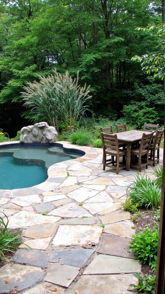 21 Unique Pool Landscaping Backyard Ideas With Natural Flow natural pool oasis design