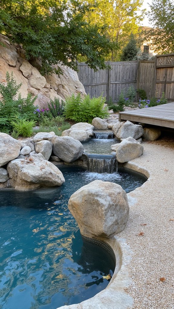 24 Contemporary Backyard Pool Designs For Modern Lifestyles natural rock pool design
