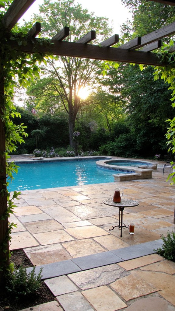 23 Luxurious Backyard Pool Oasis Ideas Worth Saving natural stone pool elegance