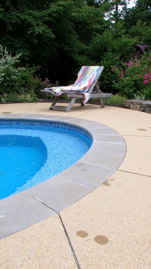 23 Family Friendly Backyard Pool Ideas Everyone Enjoys non slip pool deck materials