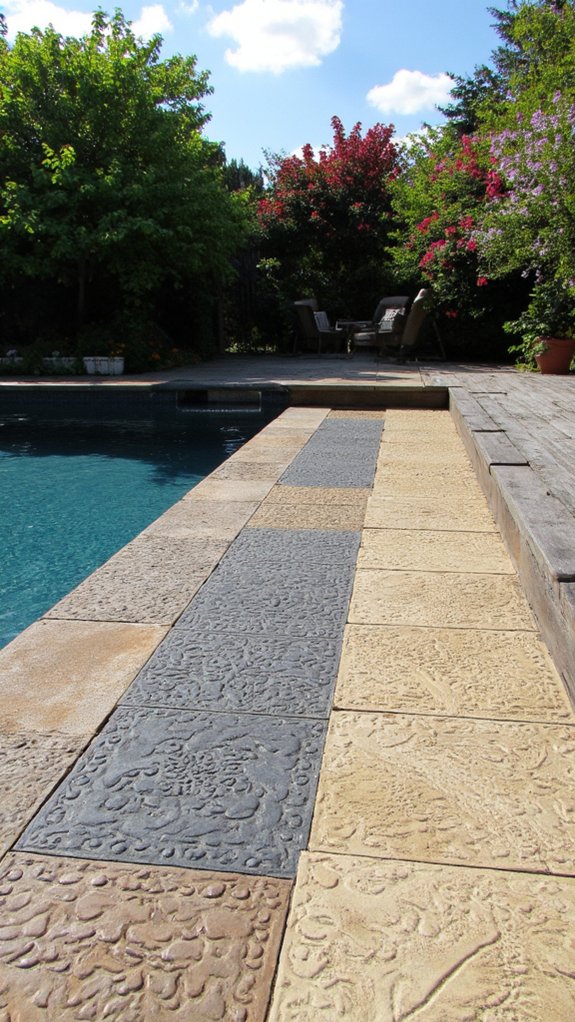 23 Thoughtful Pool Step Tile Ideas That Balance Safety And Style non slip tile safety options