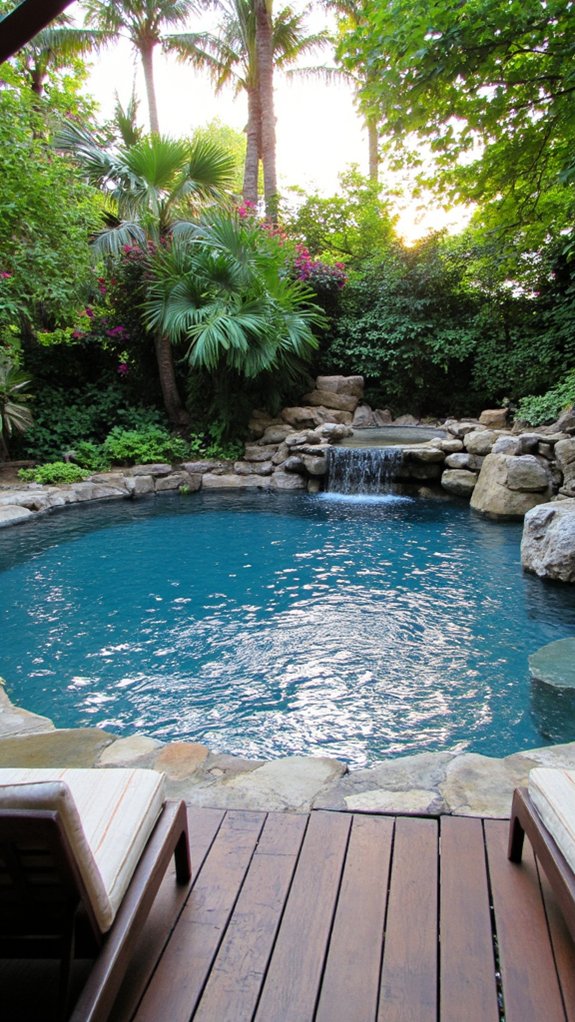 23 Gorgeous Backyard Swimming Pool Ideas For Everyday Relaxation organic serene backyard oasis