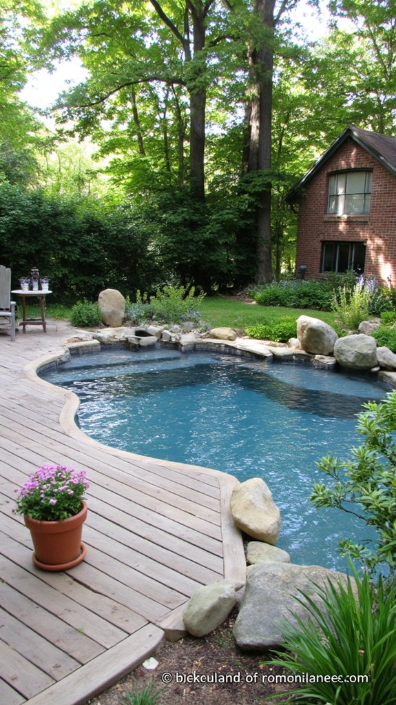 20 Smart Backyard Pool Layout Ideas That Just Work organic shaped backyard pools