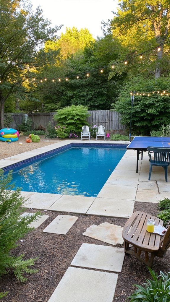 24 Relaxing Outdoor Pool Area Ideas For Unwinding After Long Days outdoor games for enjoyment