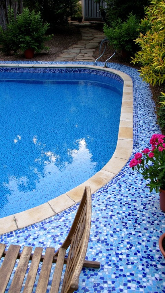 20 Cool Blue Pool Tile Ideas For Crystal Clear Water personalize your pool design