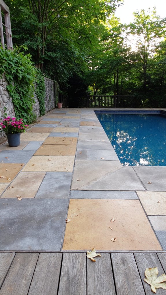 21 Classic Pool Tile Ideas Suited To Any Home Style pool safety anti slip tiles