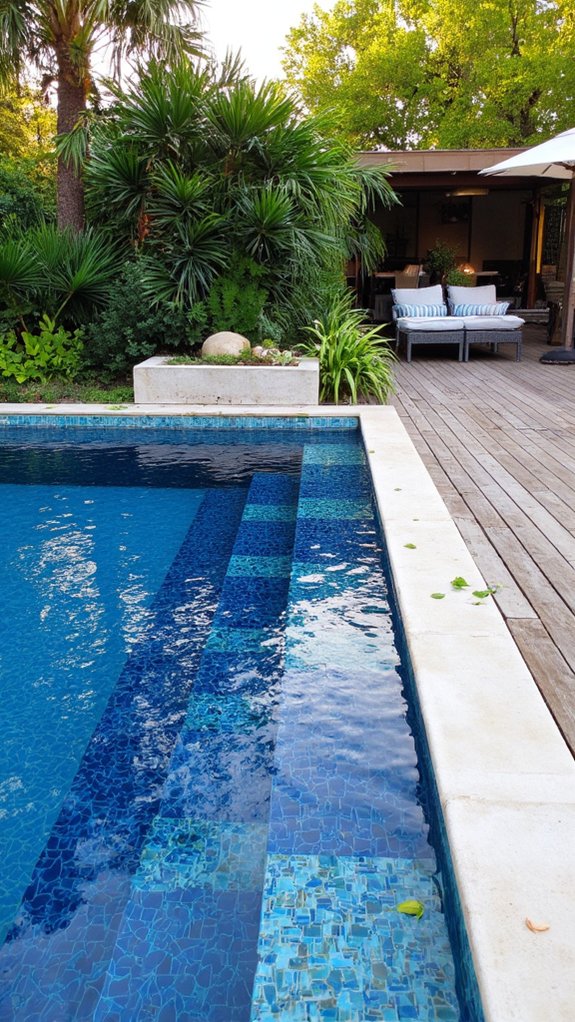 24 Luxurious Pool Tile Ideas Inspired By Private Resorts pool tile maintenance tips