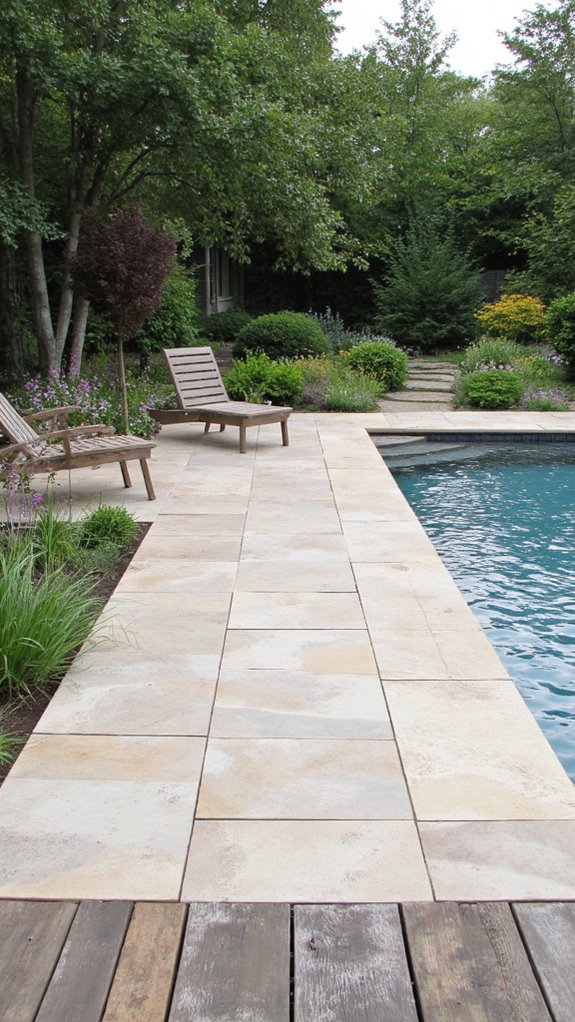 24 Neutral Pool Tile Ideas For A Calm Resort Vibe professional pool tile installation