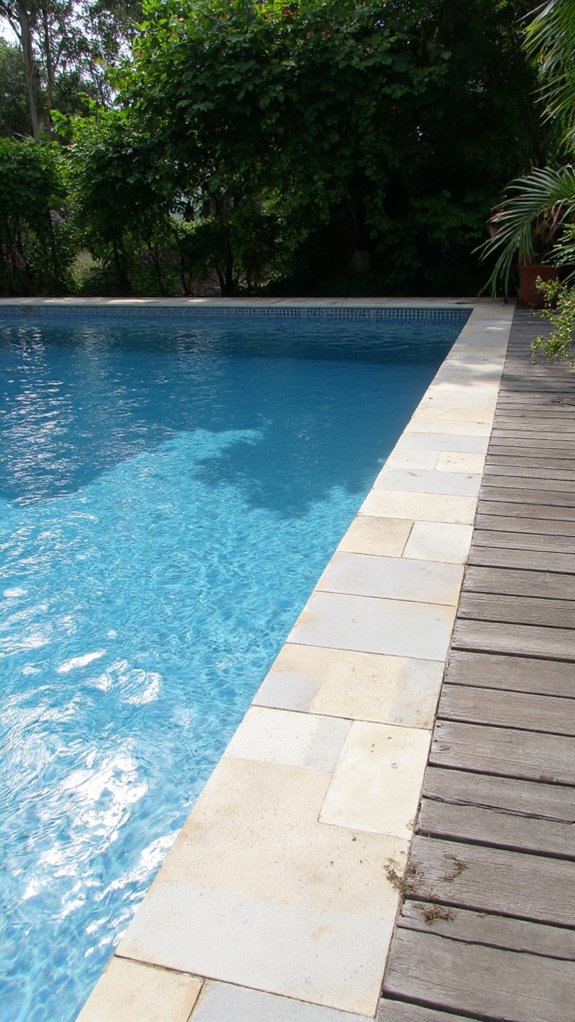 18 Timeless Waterline Pool Tile Styles That Always Feel Right regular tile maintenance tips