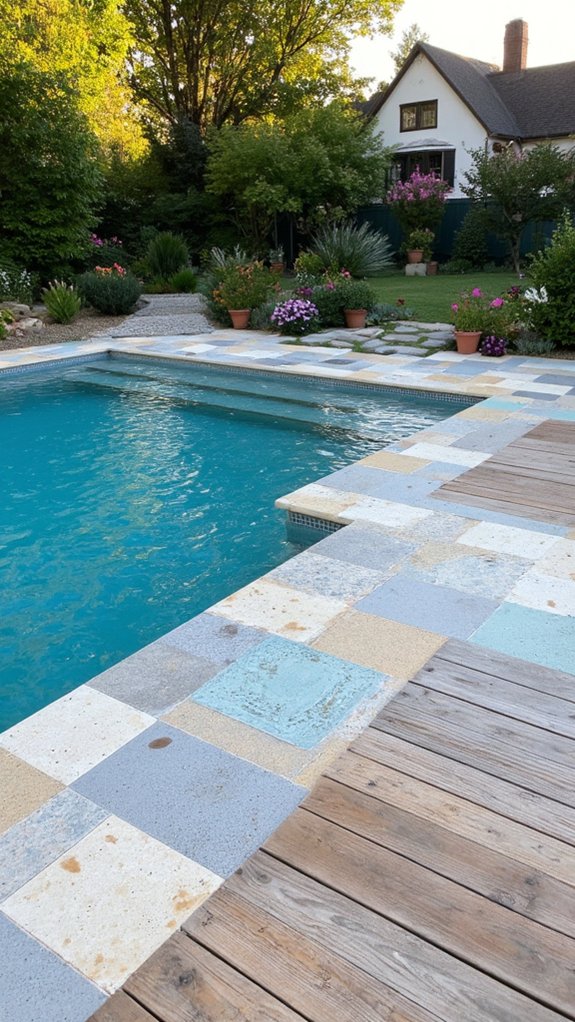 22 Fresh Pool Area Tile Ideas To Refresh The Whole Space regular tile maintenance tips