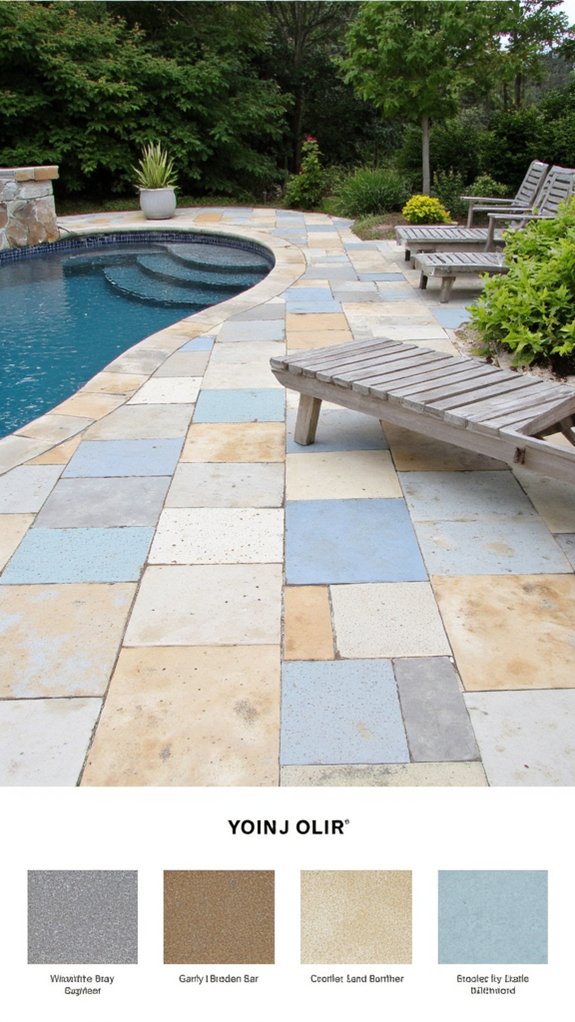 22 Fresh Pool Area Tile Ideas To Refresh The Whole Space safety through non slip tiles