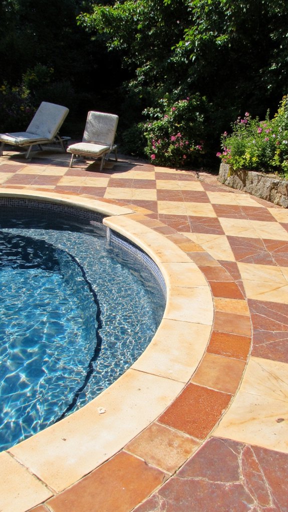 22 Brilliant Pool Tile Ideas With A High-End Finish safety with stylish tiles