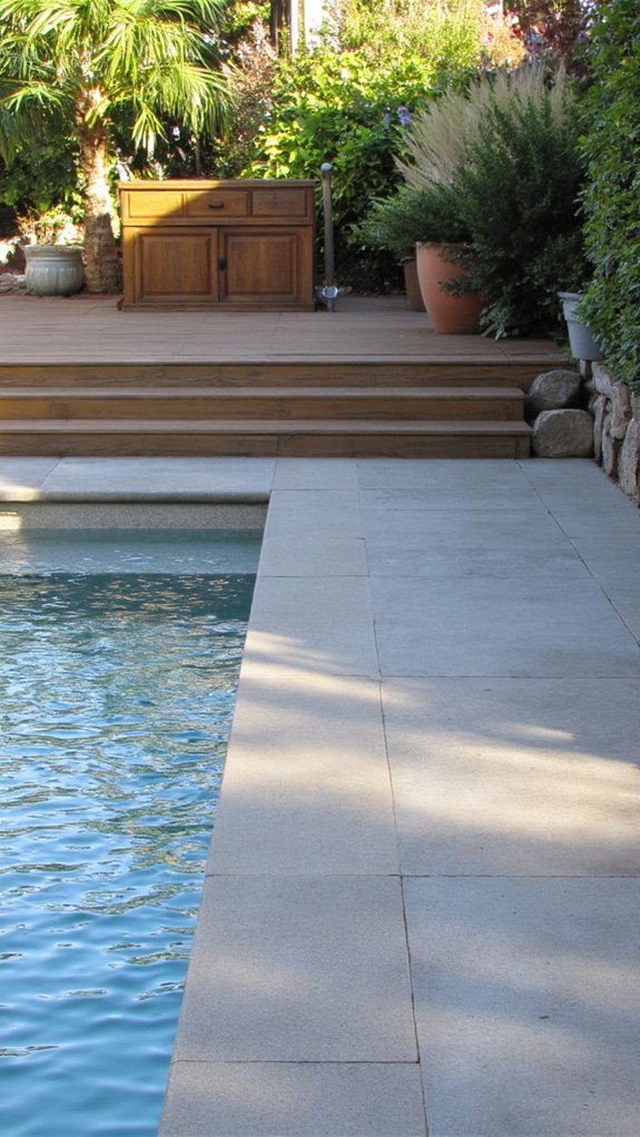 24 Luxurious Pool Tile Ideas Inspired By Private Resorts seamless modern pool design
