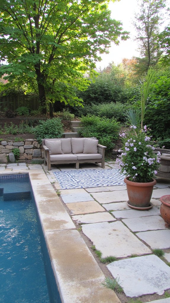 22 Polished Pool Design Ideas For Backyards That Feel Intentional seamless pool and patio integration