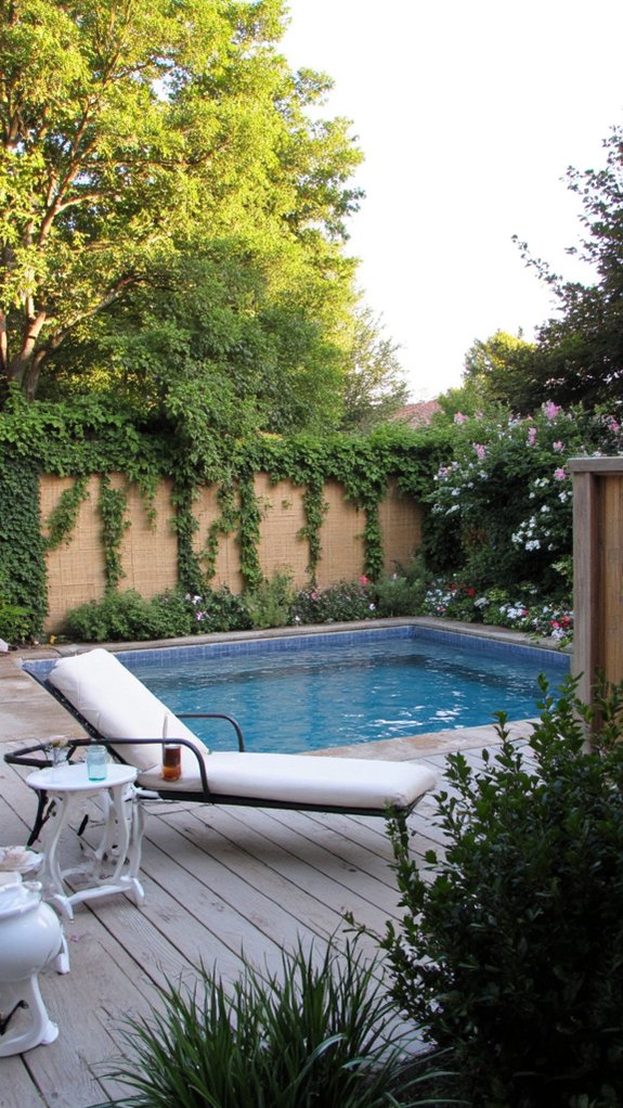 25 Inviting Backyard Pool Area Inspiration For Total Comfort secluded backyard oasis screens