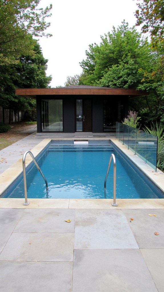 21 Bold Modern Pool Design Inspiration For Contemporary Homes secure pool environment features