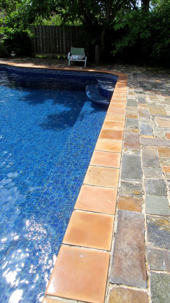 20 Eye-Catching Pool Edge Tile Ideas With A Defined Finish selecting ideal pool edge tiles