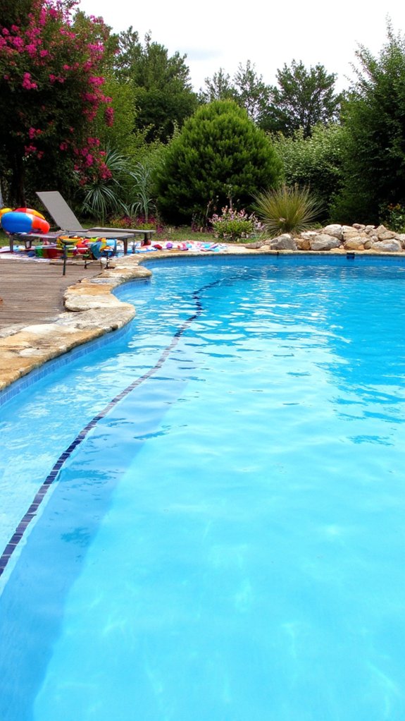 20 Cool Blue Pool Tile Ideas For Crystal Clear Water serene light blue tiles