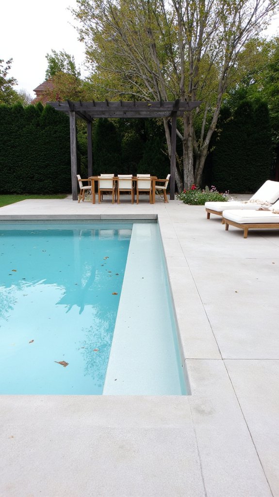 21 Stunning Modern Backyard Pool Ideas To Elevate Your Outdoor Space serene minimalist pool design